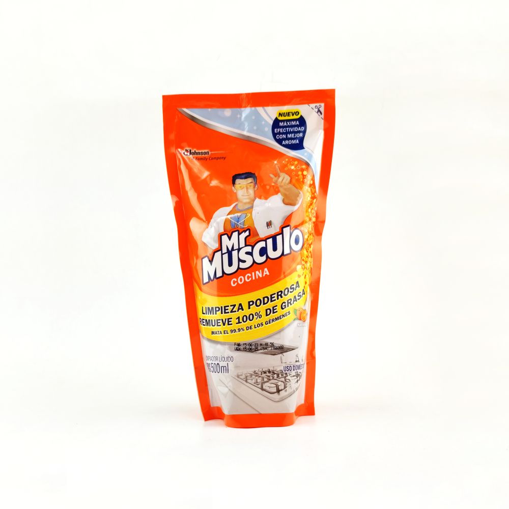 Quitagrasa Mr. Músculo aroma naranja de 500 ml – Repuesto