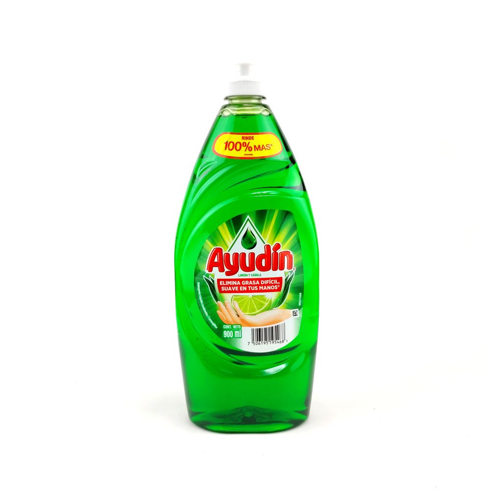 Lavavajilla líquido Ayudín de 900 ml – Botella