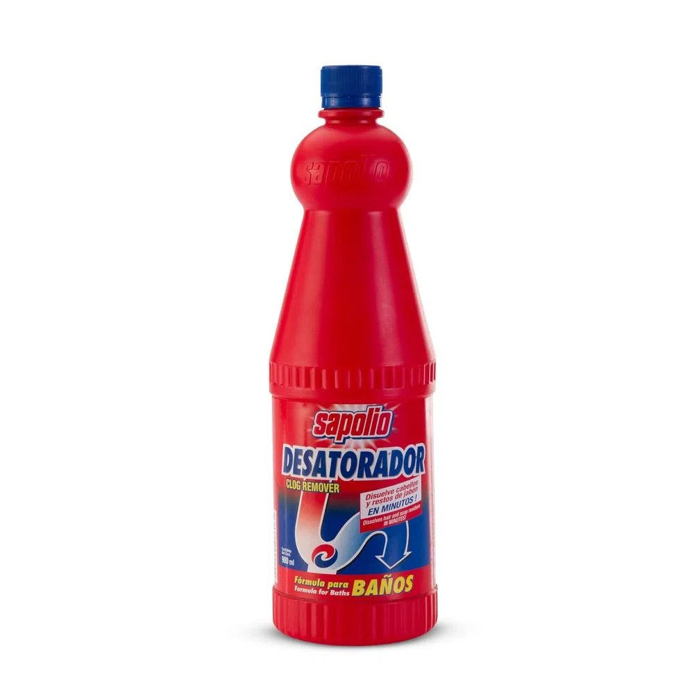 Sapolio desatorador tuberias Baño 980 ml